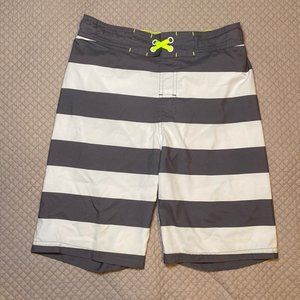 Boy’s Striped Swimming Trunks (with Netting), Size L 12/14 (NEW WITHOUT TAGS)